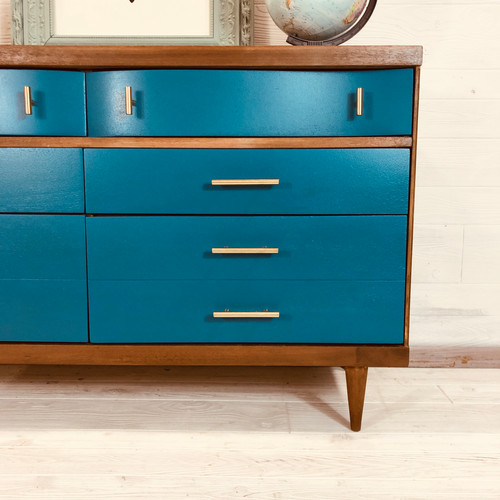 Blue Nile and Wood MCM Dresser