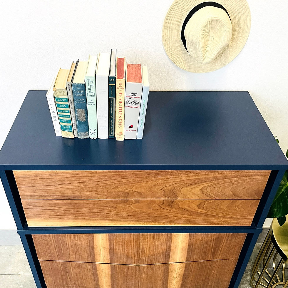 Thumbnail: Coach Beard - Navy and Wood Dresser