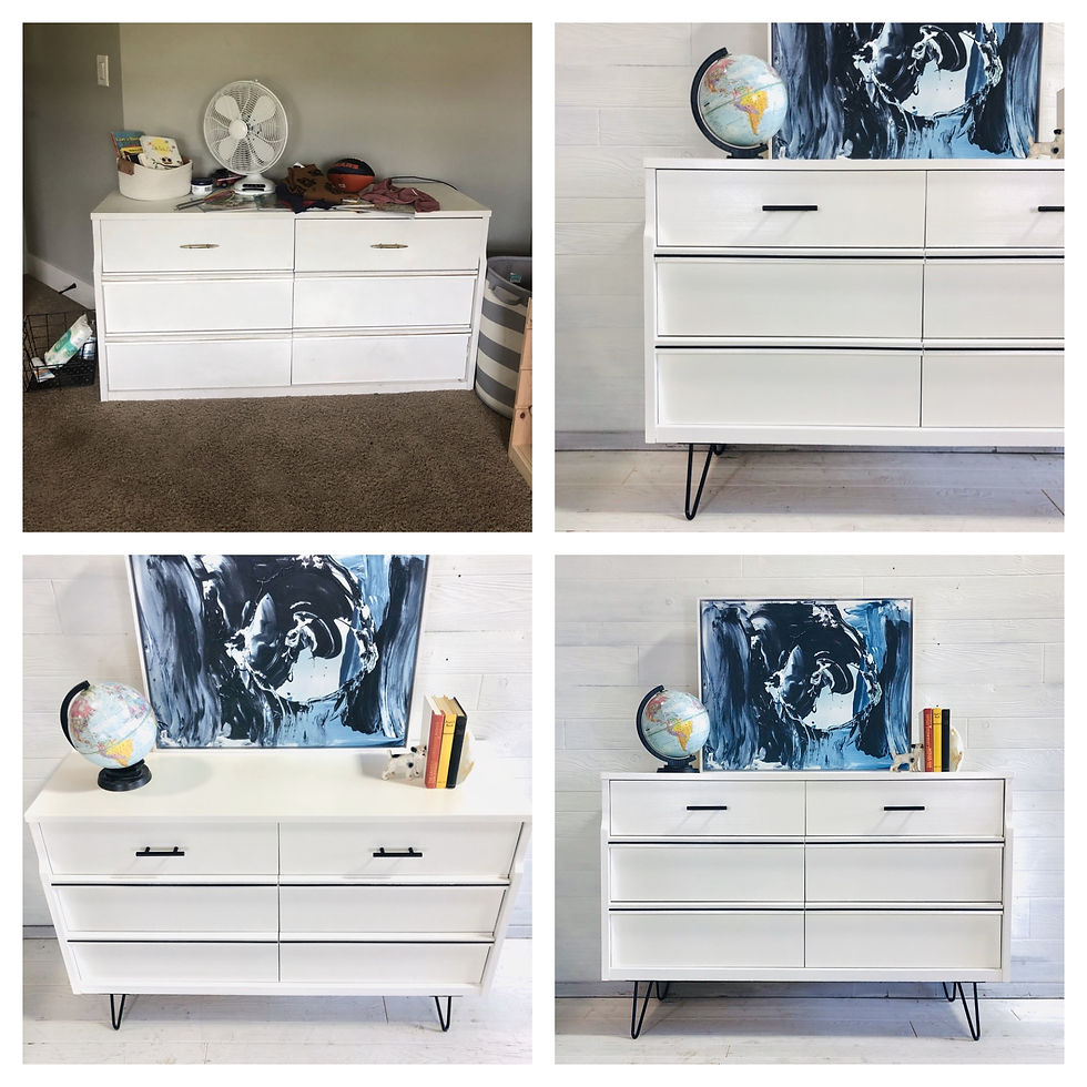 Alabaster MCM Dresser
