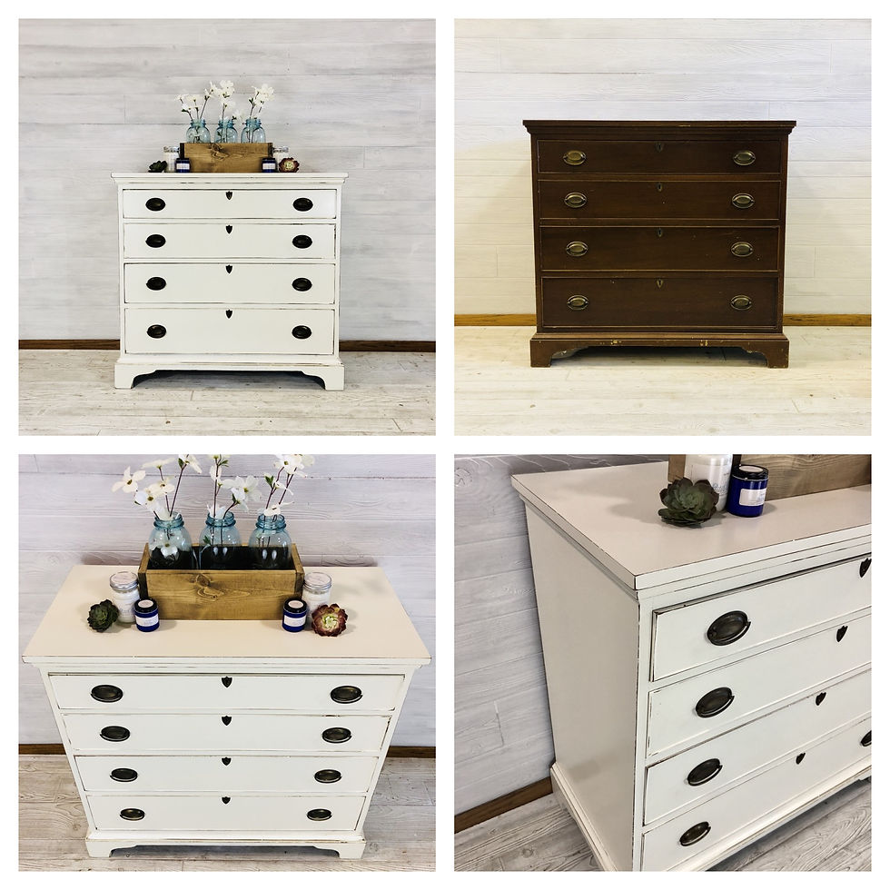 Antique White Dresser