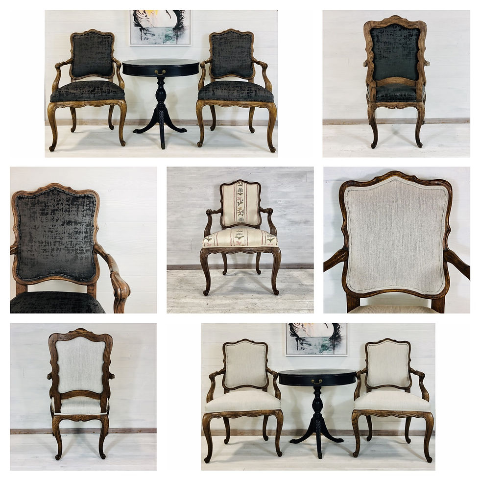 Reupholstered Louis XVI Chairs
