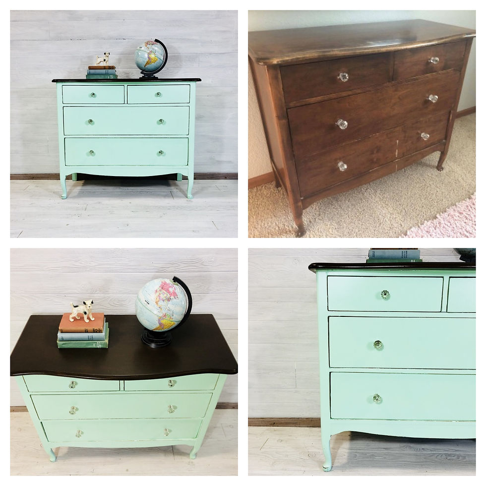 Custom Mint and Java Dresser