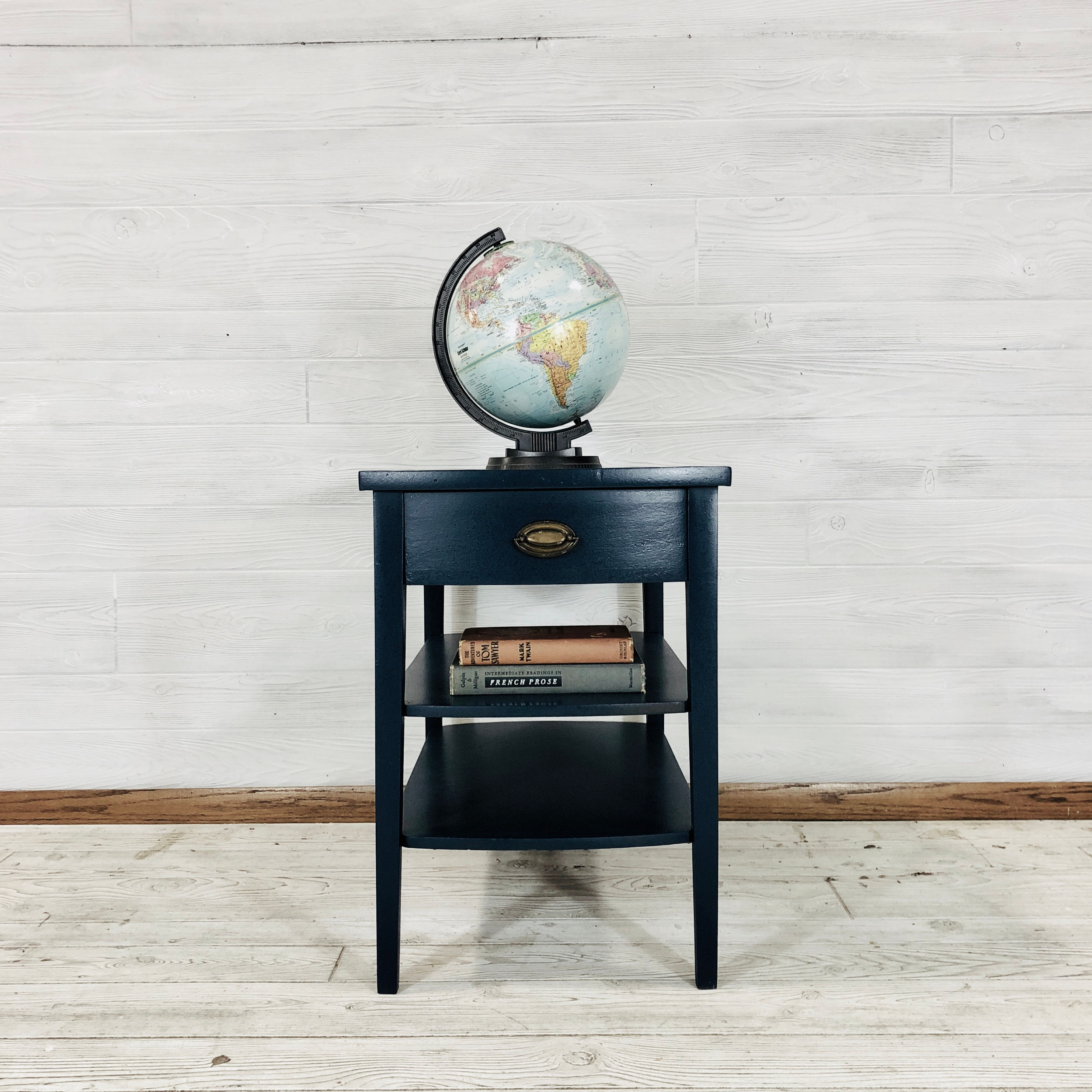 Custom Navy Accent Table