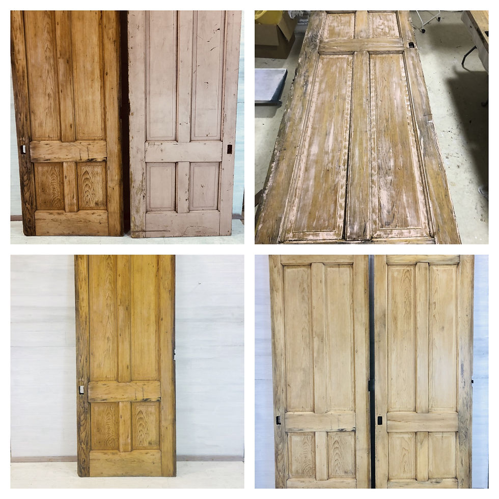 White Washed Doors