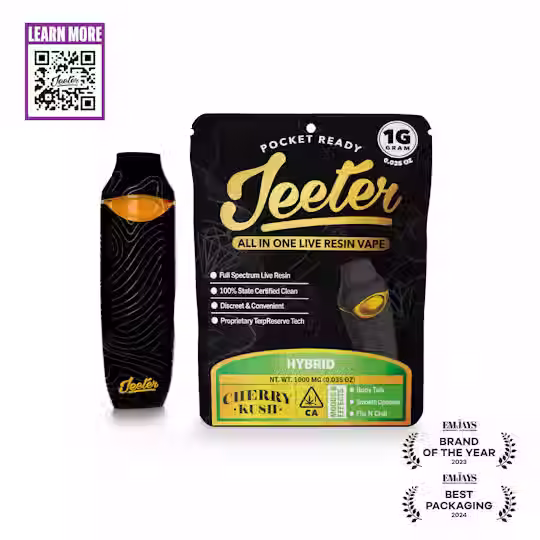 Jeeter All In One Live Resin Vape - Cherry Kush