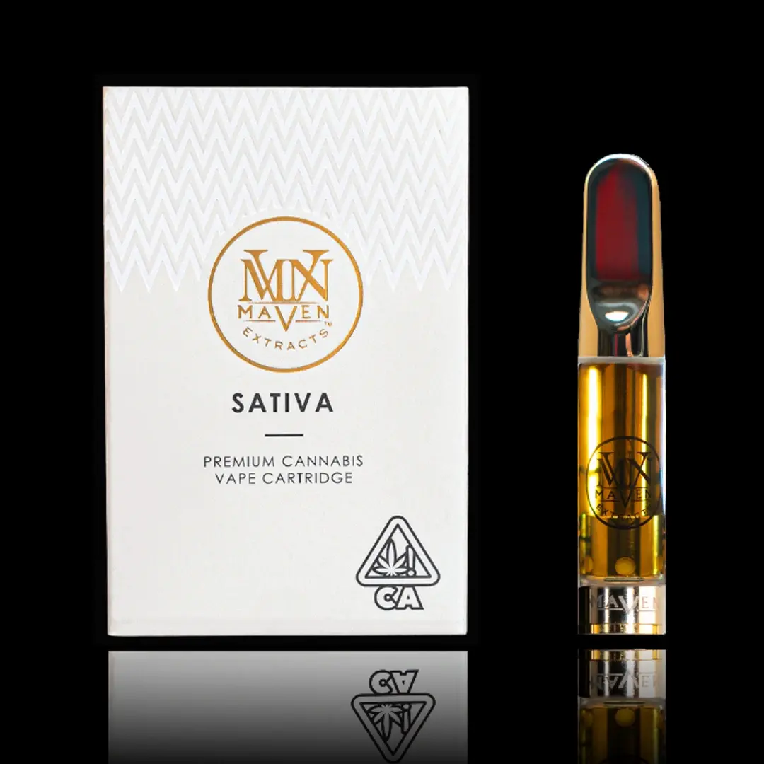 Maven Sativa Chrome Dome Cartridge 1g