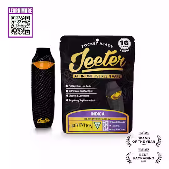 Jeeter All In One Live Resin Vape - Prevention