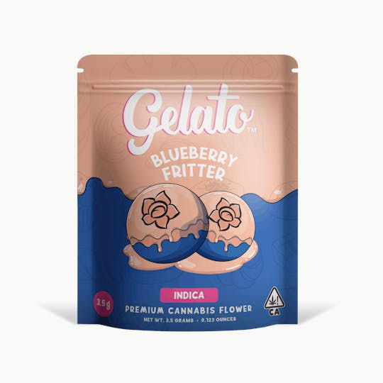 Gelato Brand Flower Blueberry Fritter 3.5g