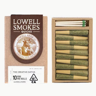 Lowell Herb Co. Lowell Quicks | 3.5g Pre Roll Pack | The Bedtime Indica