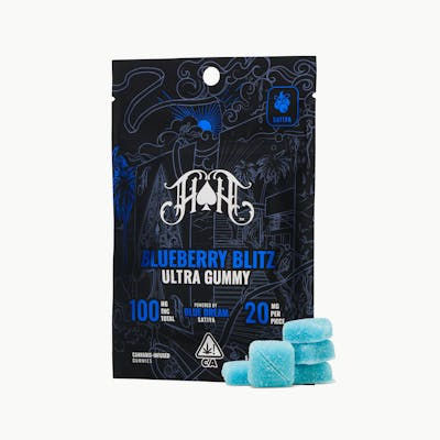 Heavy Hitters Blueberry Blitz | Sativa - Ultra Pure Gummies - 100mg THC