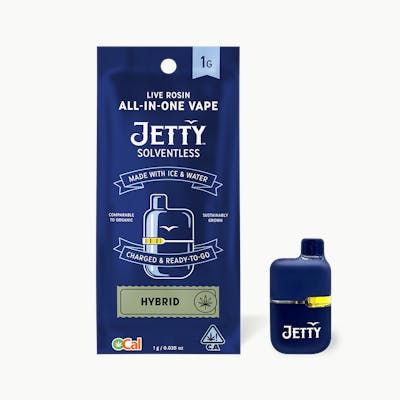 Jetty Extracts Mini Tank | Governmint Oasis | Live Rosin Disposable | 1g