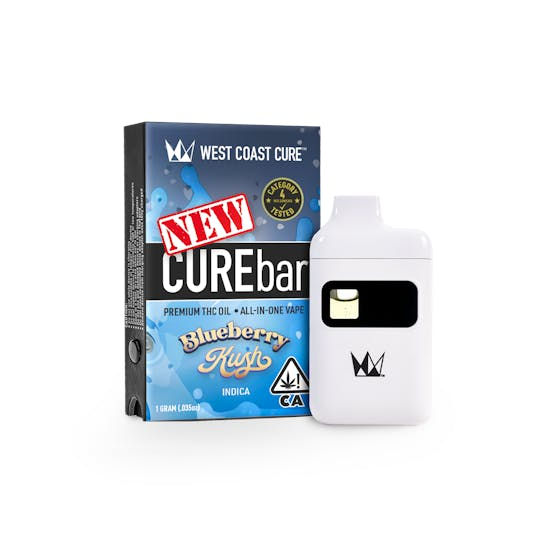 West Coast Cure Blueberry Kush AIO CUREbar - 1G