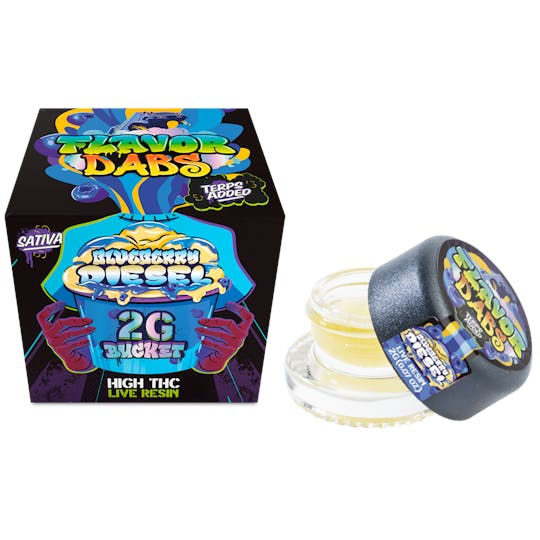Loud + Clear - Blueberry Diesel Flavor Dabs - 2g Live Resin