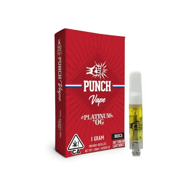 Punch Edibles & Extracts  Platinum OG Cartridge | 1g
