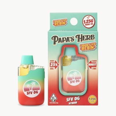 Papa's Herb Liquid Live Resin SFV OG | Disposable | 1.25g