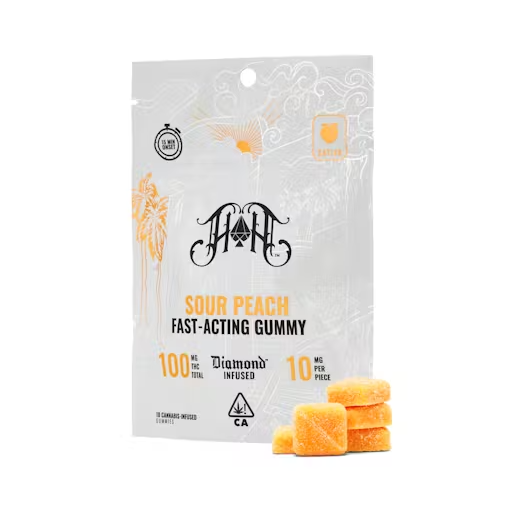 Heavy Hitters - Sour Peach (S) - Gummies - 100mg