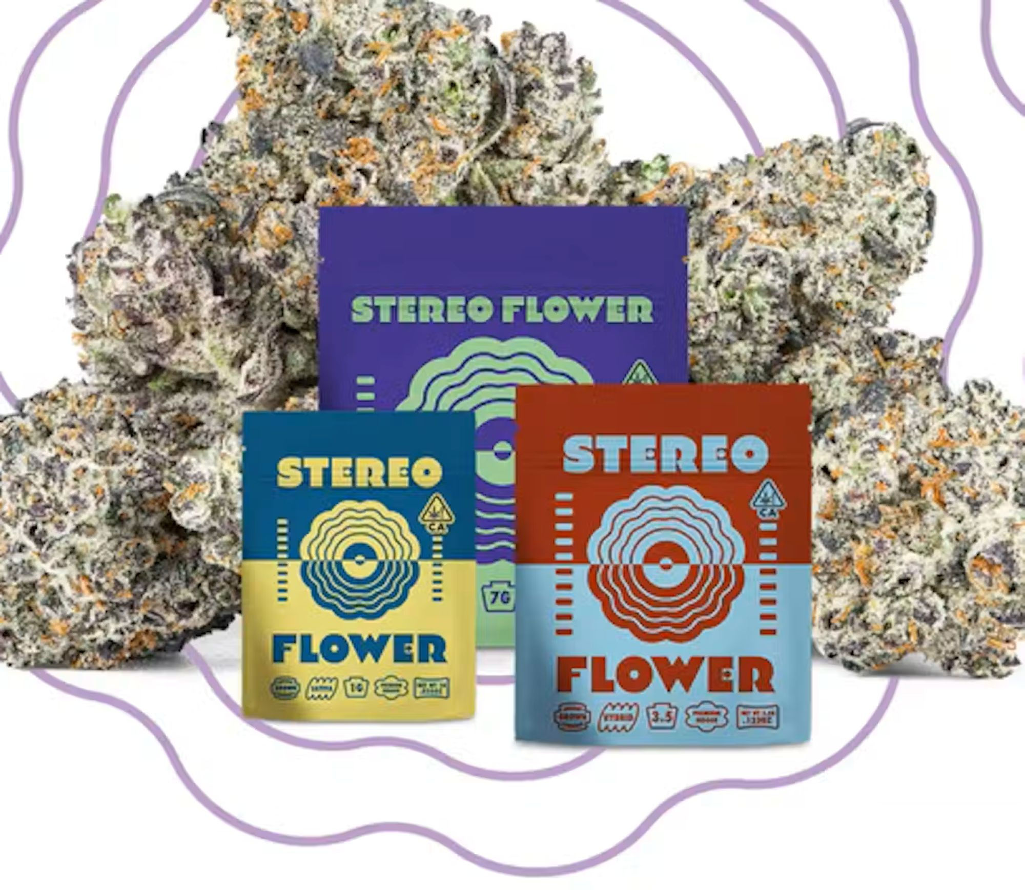 STEREO Flower- Orange Runtz | Big Buds | 7g