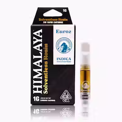 HIMALAYA Euroz (Solventless Rosin) Cartridge - 1G