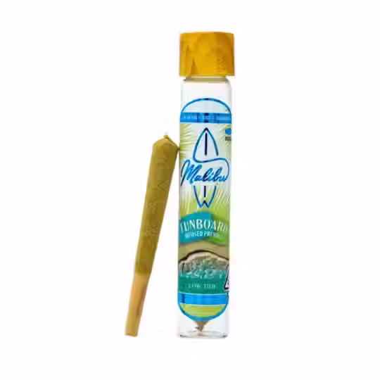 Malibu Premium Cannabis Funboard | Low Tide | Triple Infused Preroll 1g