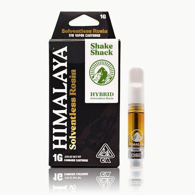 HIMALAYA Shake Shack - Solventless Rosin Cartridge - 1G