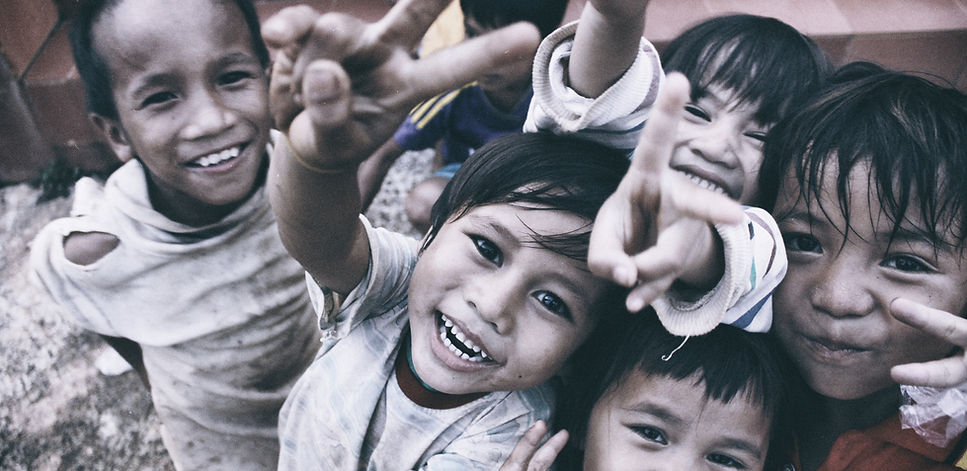 Happiness of the poor children.__Taken i