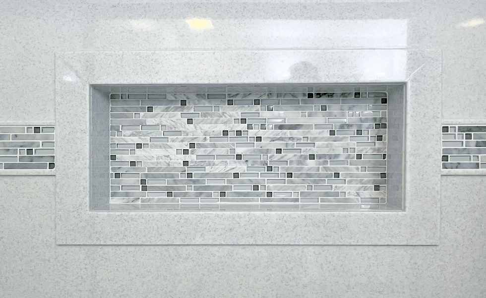Tile Inlay Band and Shelf