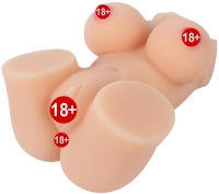 Küçük resim: Kolay taşınabilir saklanabilir vaginal anal tamamen silikon dolgu ürün  Kod 32