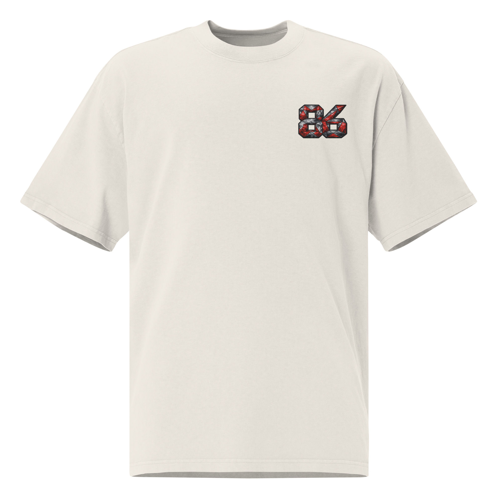 Women 86 Oversized faded t-shirt