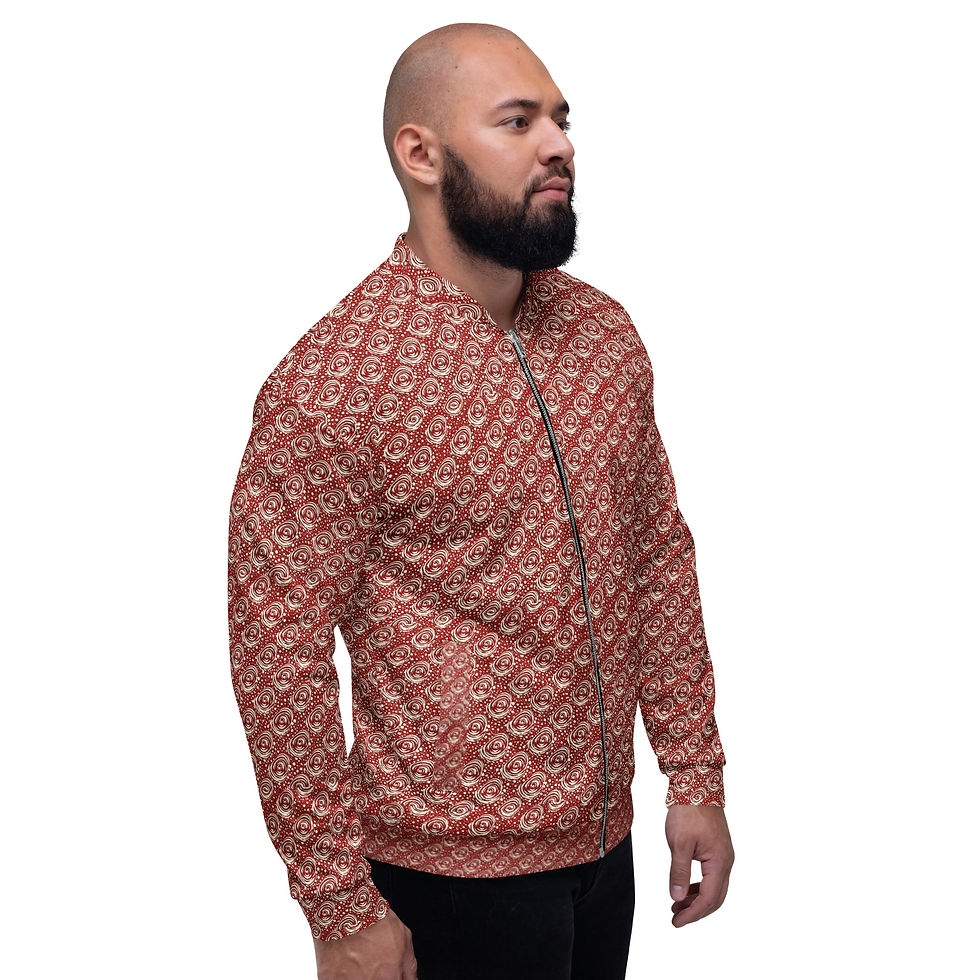 Thumbnail: Men K.C Swirl Unisex Bomber Jacket