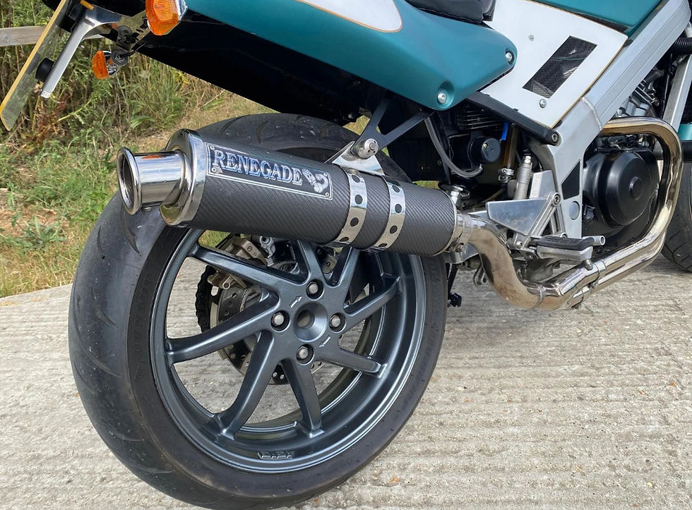 Thumbnail: **RESERVED**HONDA NT650 BROS, 1990, 25,000 MILES, CUSTOM BUILD NICELY DONE