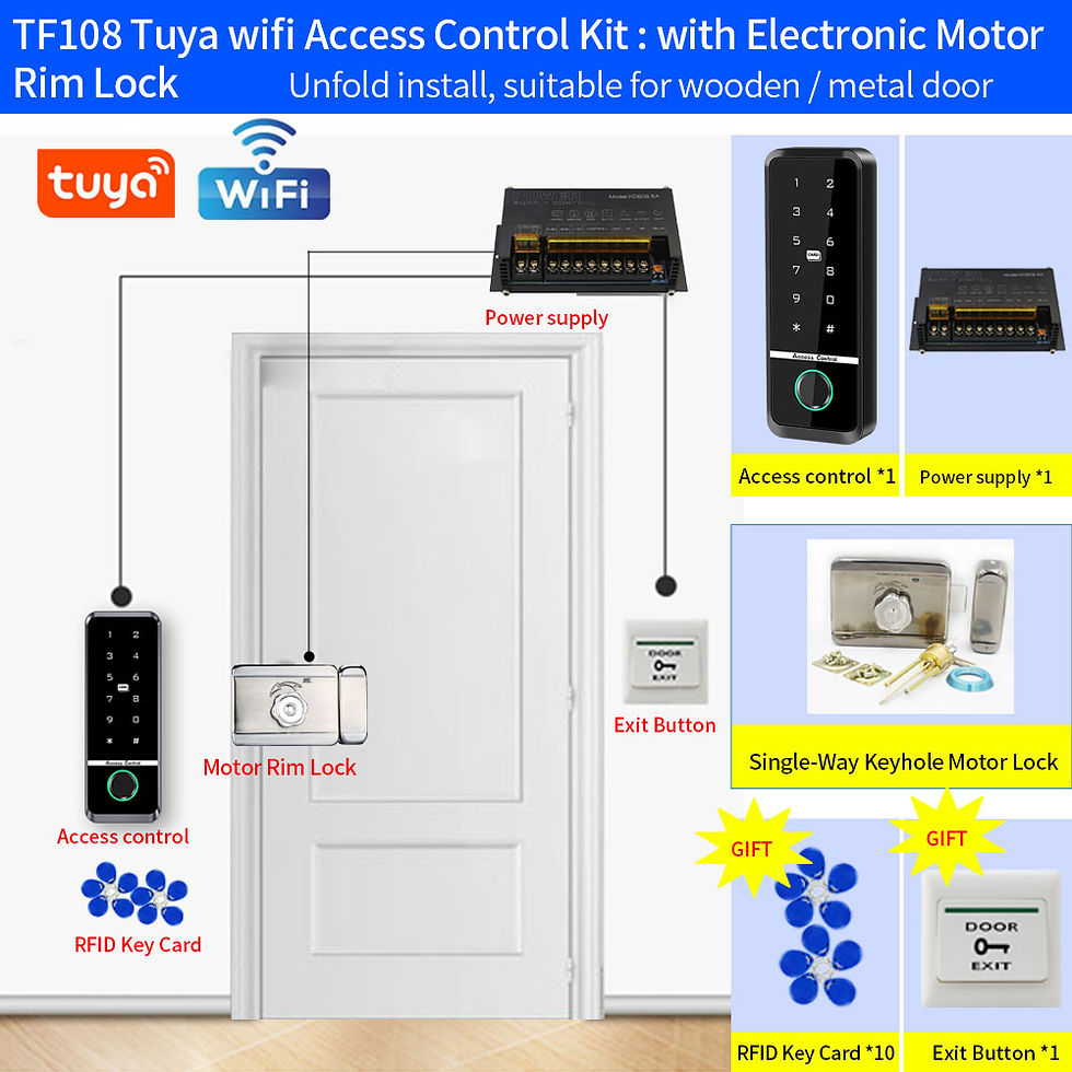 Miniaturbild: Tuya App Access Control System Kit Safe Electronic Gate Opener Home Garage Digit