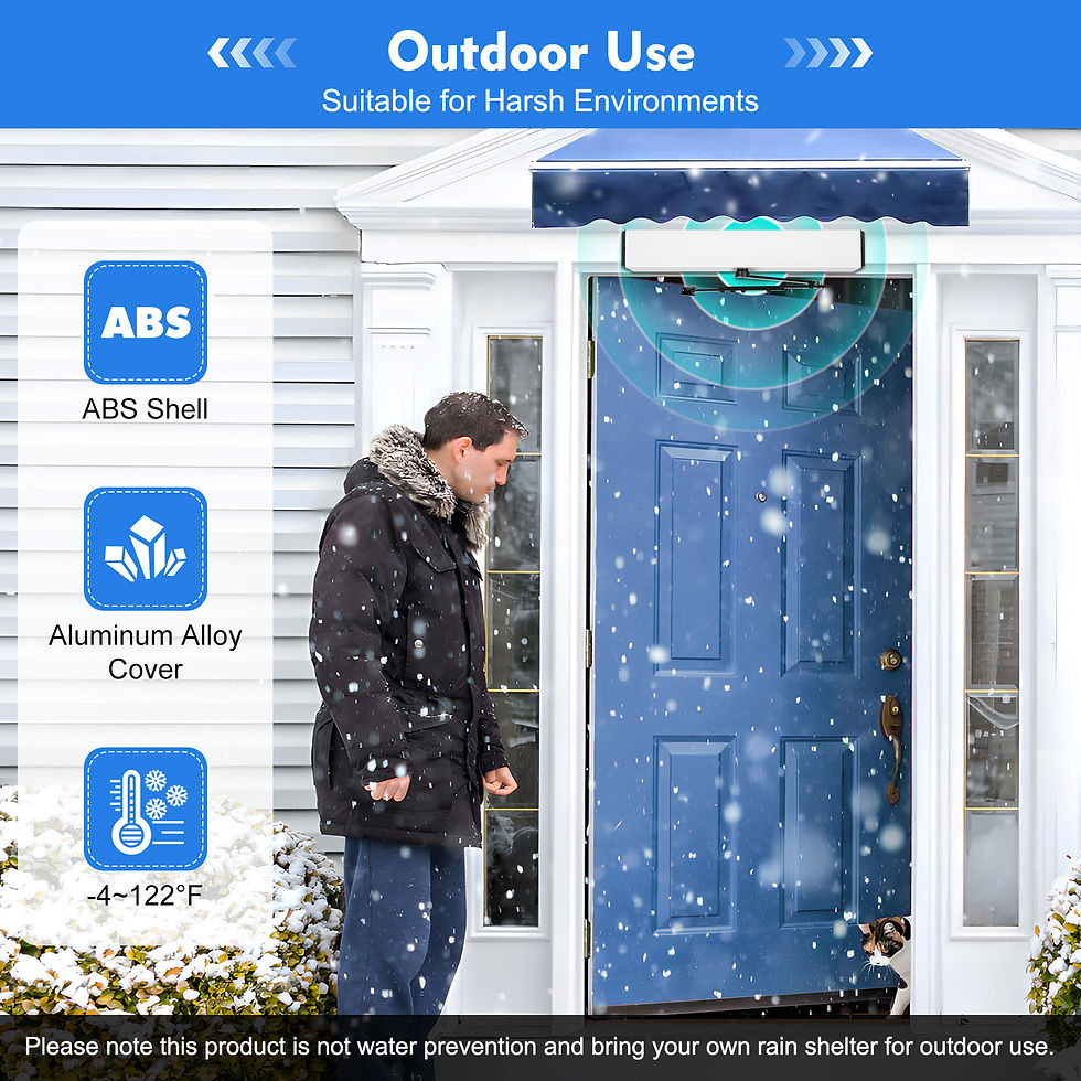 Miniatura: 50W Automatic Electric Swing Gate Opener Remote Door Kit, Swing Door Opener Hand