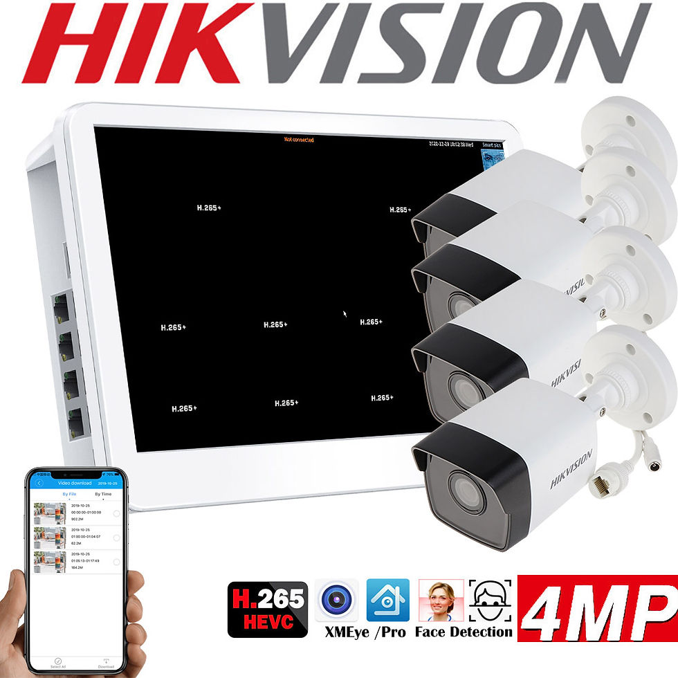 Miniatura: Original hikvision mutil language  DS-2CD1043G2-I bullet IP camera  kit with 8ch