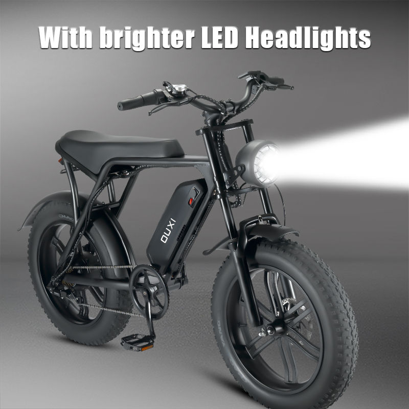 Thumbnail: EU Stock Original V8 48V 1000W Motor Electric Bike ebike 15Ah Lithium Battery Mo