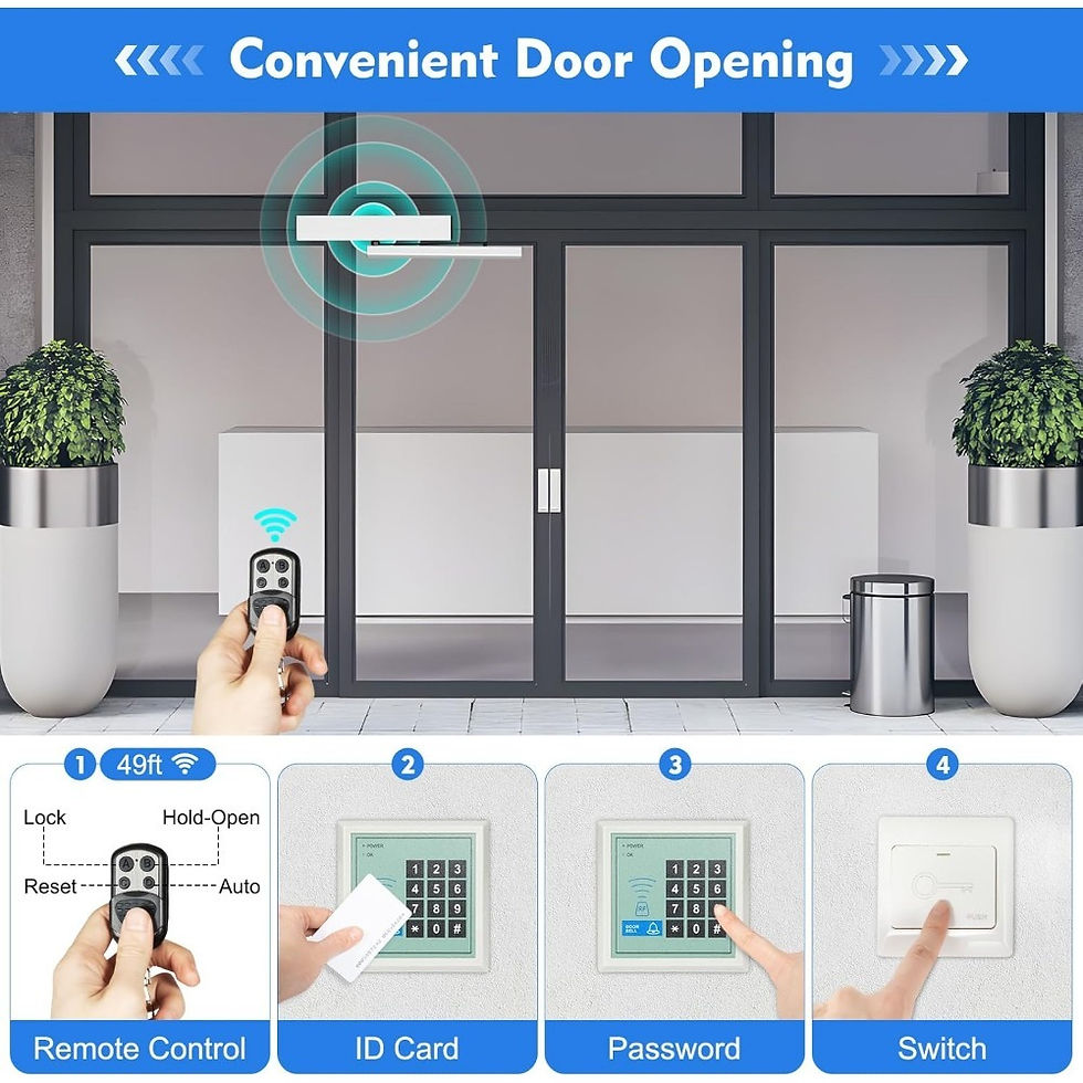 Miniature : Automatic Swing Door Opener Closer 110-220V Electric Swing Gate Home Commercial 