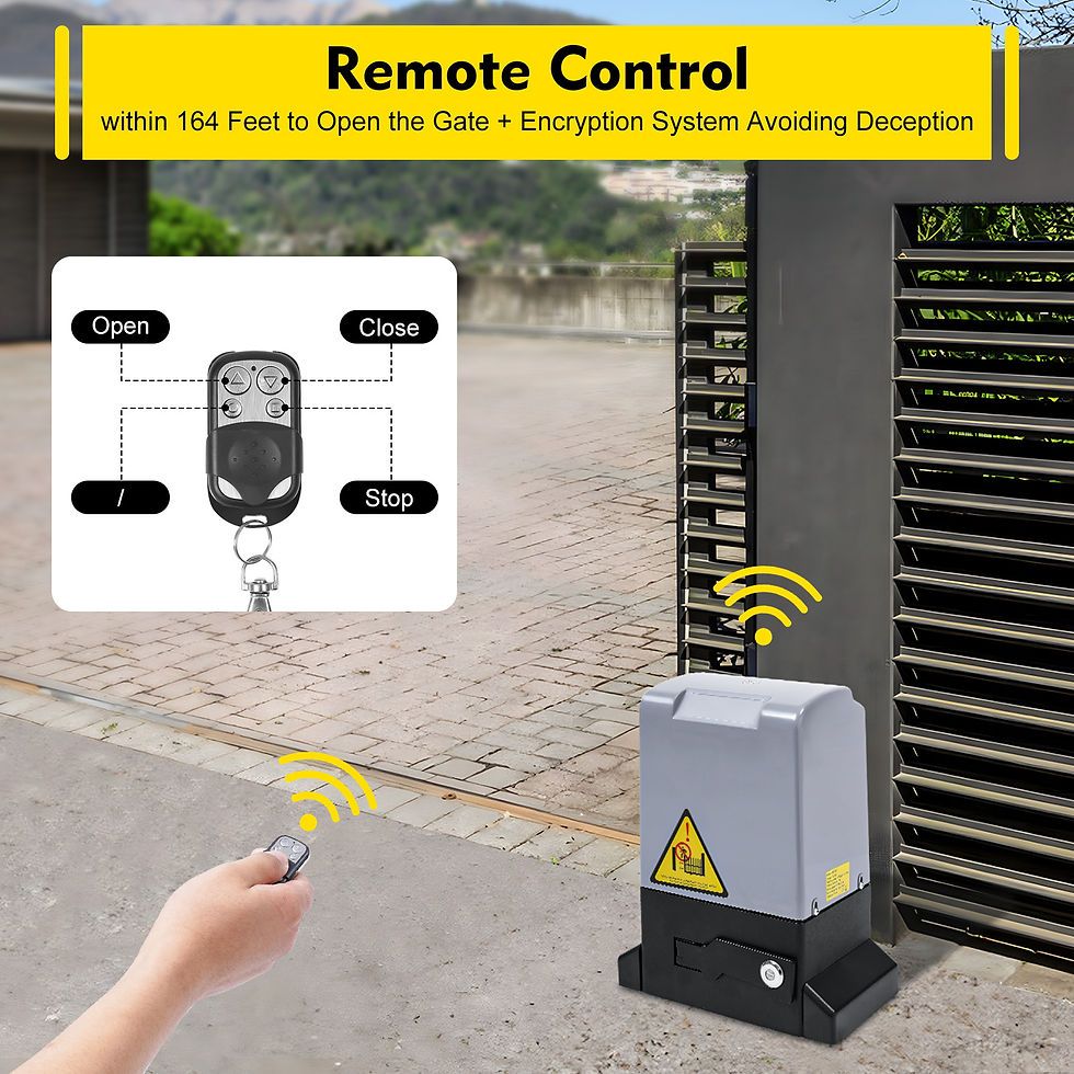 Miniature : 750W Sliding Electric Gate Opener Set Automatic Motor Hardware Metal Fast Door O