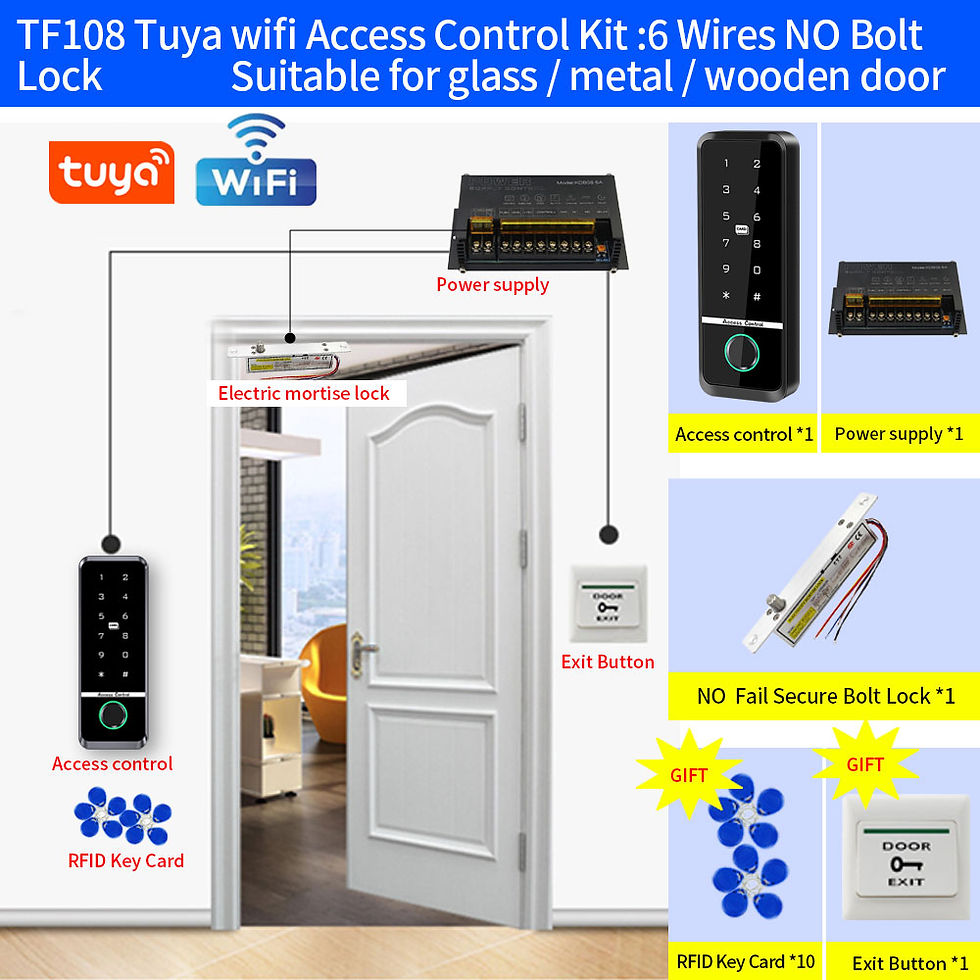 Miniaturbild: Tuya App Access Control System Kit Safe Electronic Gate Opener Home Garage Digit