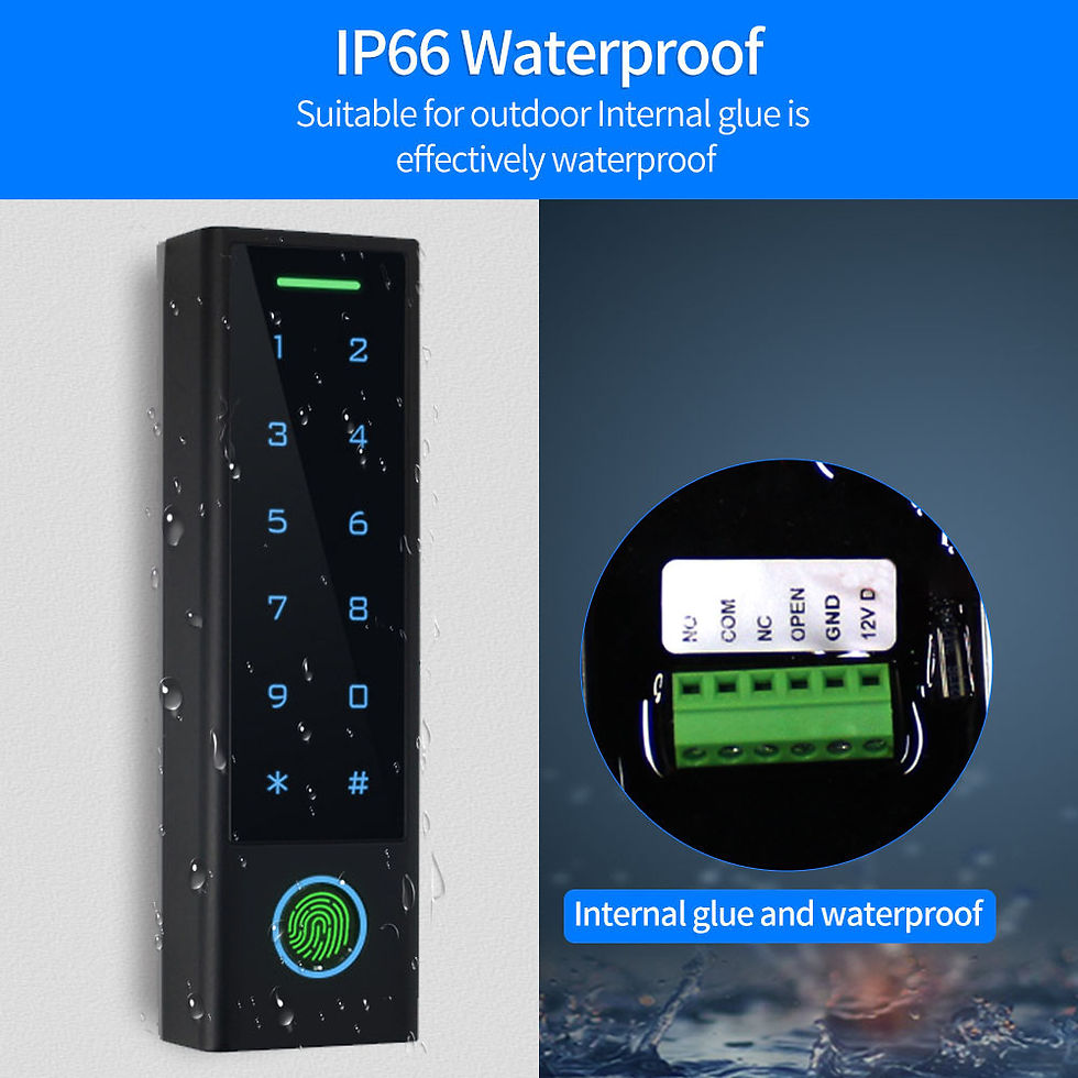 Küçük resim: TTLock App Bluetooth Fingerprint Access Control Keyboard or Doorbell Keypad Open
