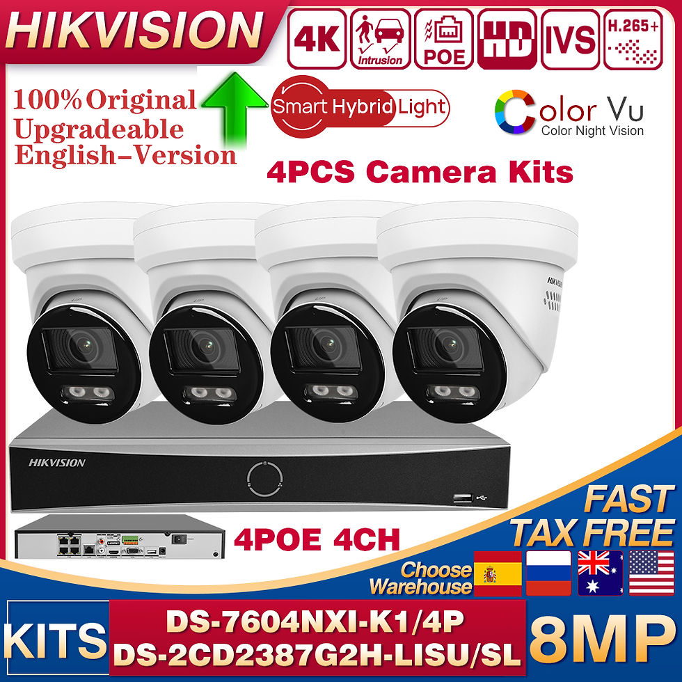 Miniatura: Hikvision 4/8MP DS-2CD234(8)7G2H-LISU/SL Smart Hybrid Light ColorVu Turret Built