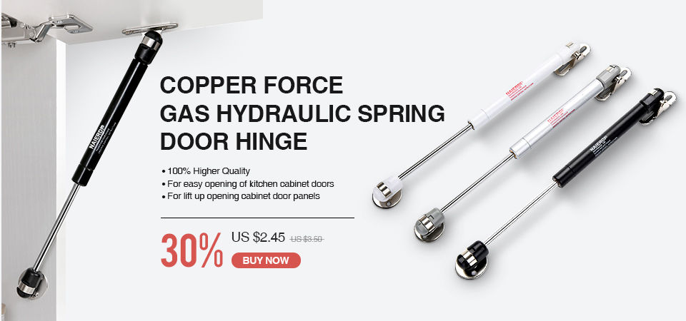 Miniaturbild: NAIERDI Spring Door Closer Stainless Steel Automatic Adjustable Door Hinges Home