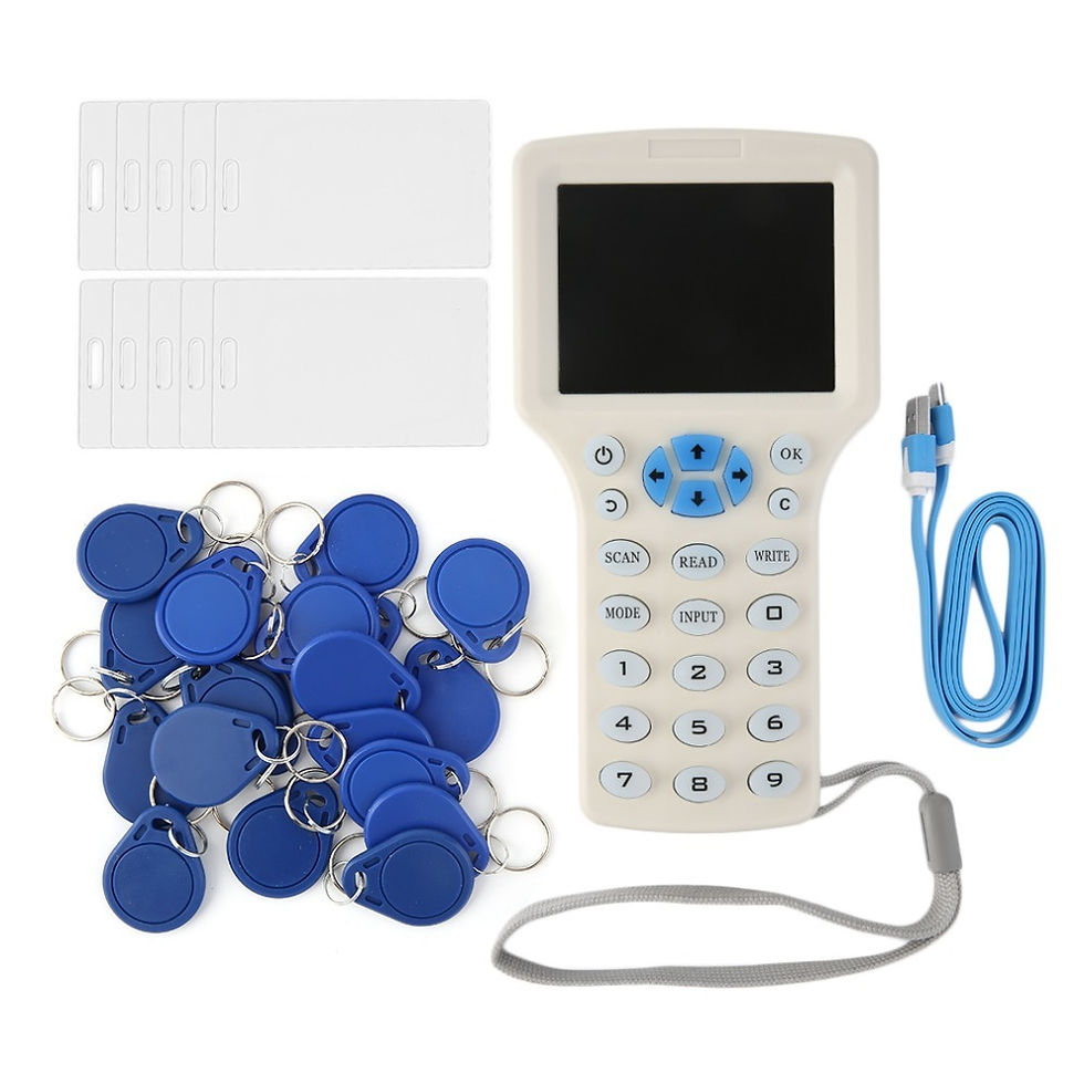 Thumbnail: 10 Frequency RFID Card NFC Reader Writer Module Copy M113.56MHZ Encrypted Duplic