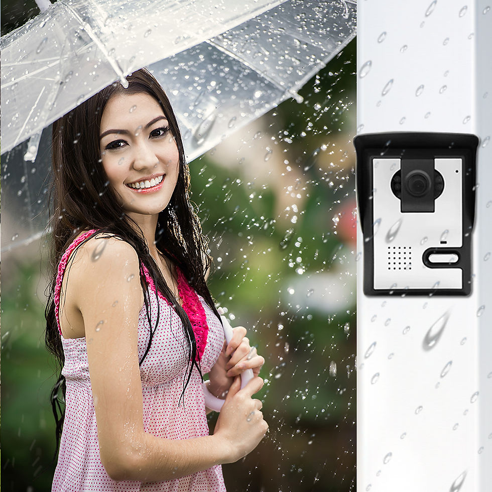 Küçük resim: 7 Inch HD Intelligent Video Intercom Doorbell Apartment Private Residential Vide