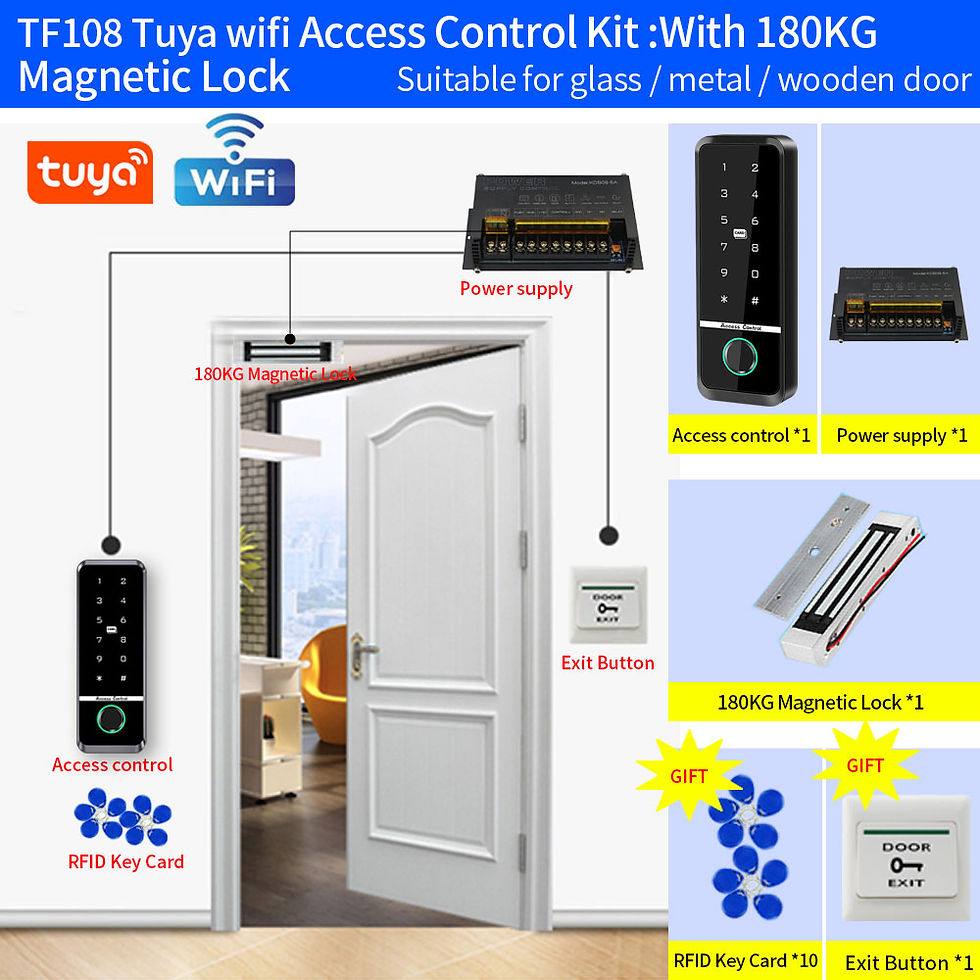 Miniaturbild: Tuya App Access Control System Kit Safe Electronic Gate Opener Home Garage Digit