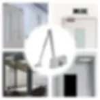 Miniaturbild: 25-85KG Closing Automatic Door Closer Hydraulic Adjustable Speed Positioning Doo