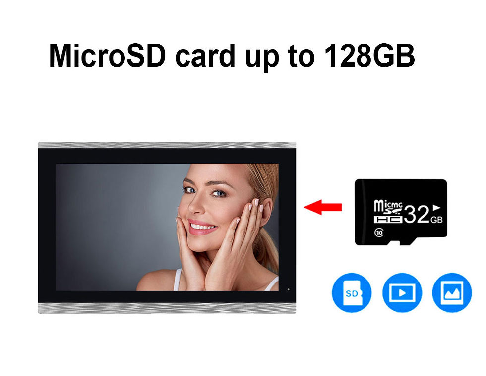 Miniatura: New 5in1 Fingerprint Unlock Tuya Smart 10inch Wifi Video Intercom System Video D