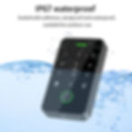 Thumbnail: Dual RFID 125Khz+13.56MHz NFC Tuya Outdoor Fingerprint Access Control Keypad IP