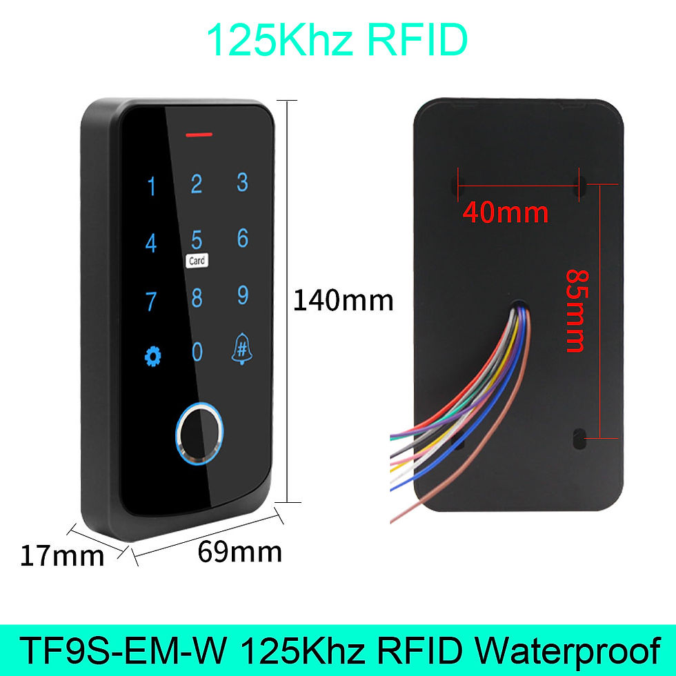 Miniatura: Fingerprint Lock Opener Access Control Keyboard Smart Fingerprint ID IC Card Loc