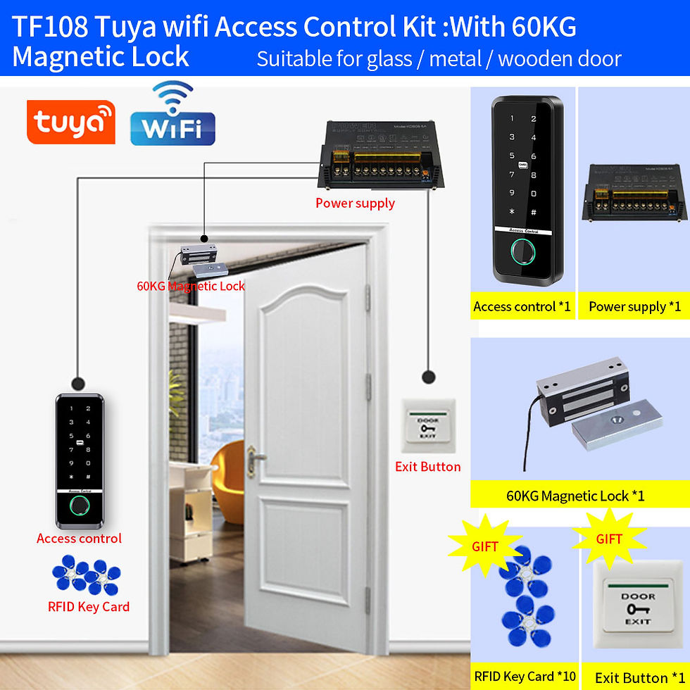 Miniaturbild: Tuya App Access Control System Kit Safe Electronic Gate Opener Home Garage Digit