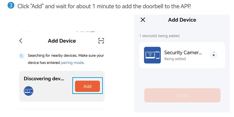 Küçük resim: Wireless Wifi Video Doorbell System, 1080P Doorphone Door Camera, 7 Inch Touch S