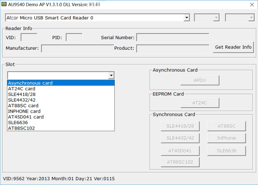 Miniaturbild: ISO7816 Contact EMV SIM eID Smart Chip Card Reader Writer Programmer for Contact